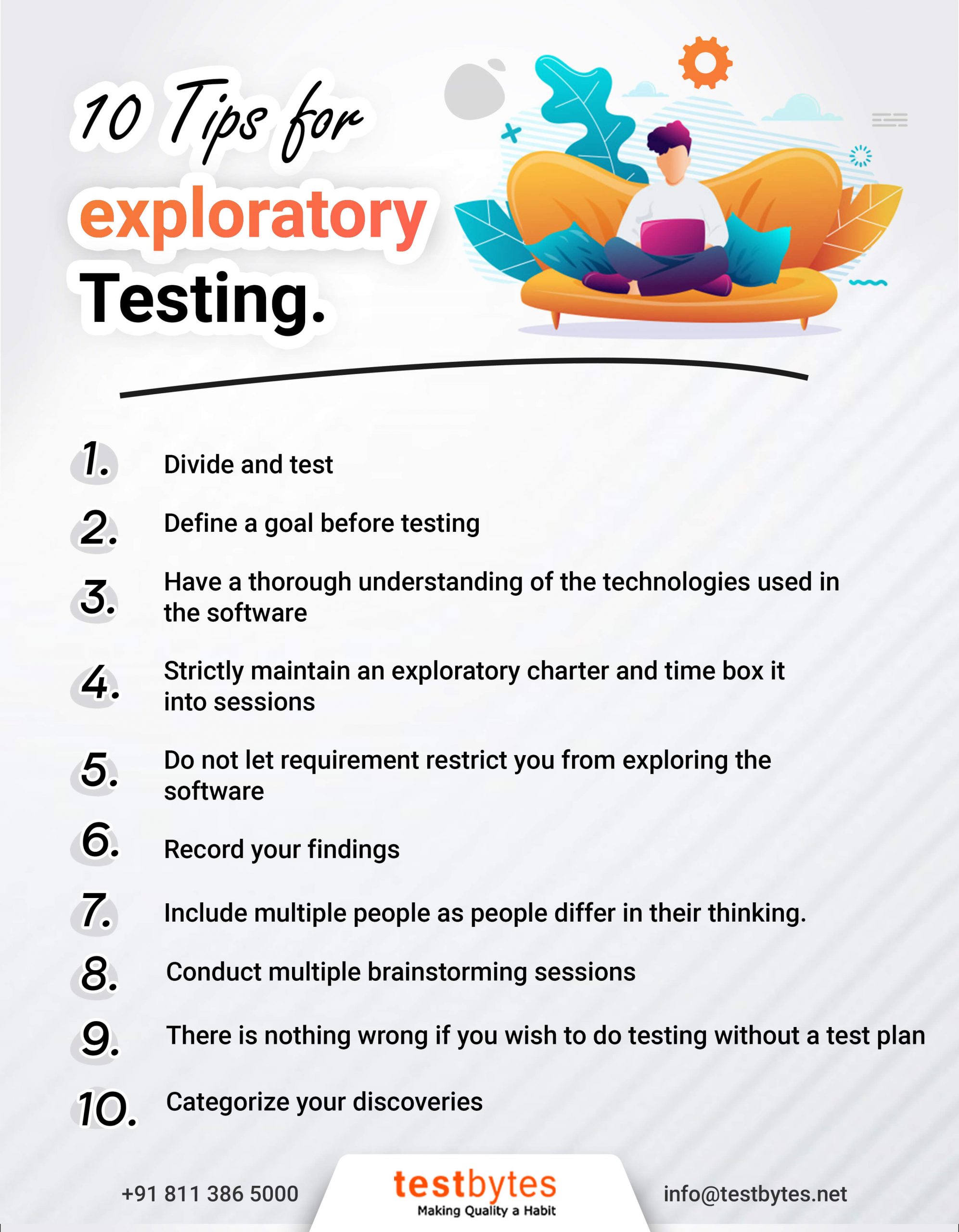 10 Tips for exploratory testing