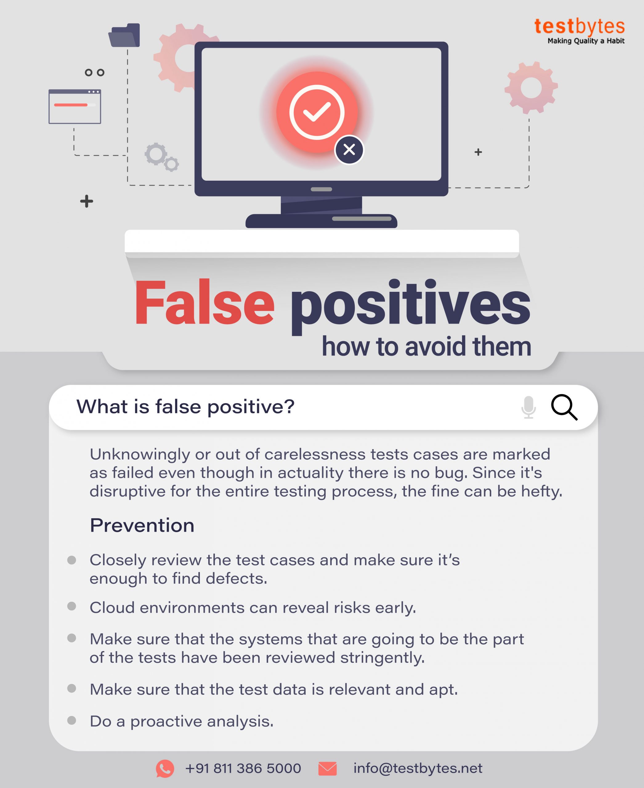 What is false positive?