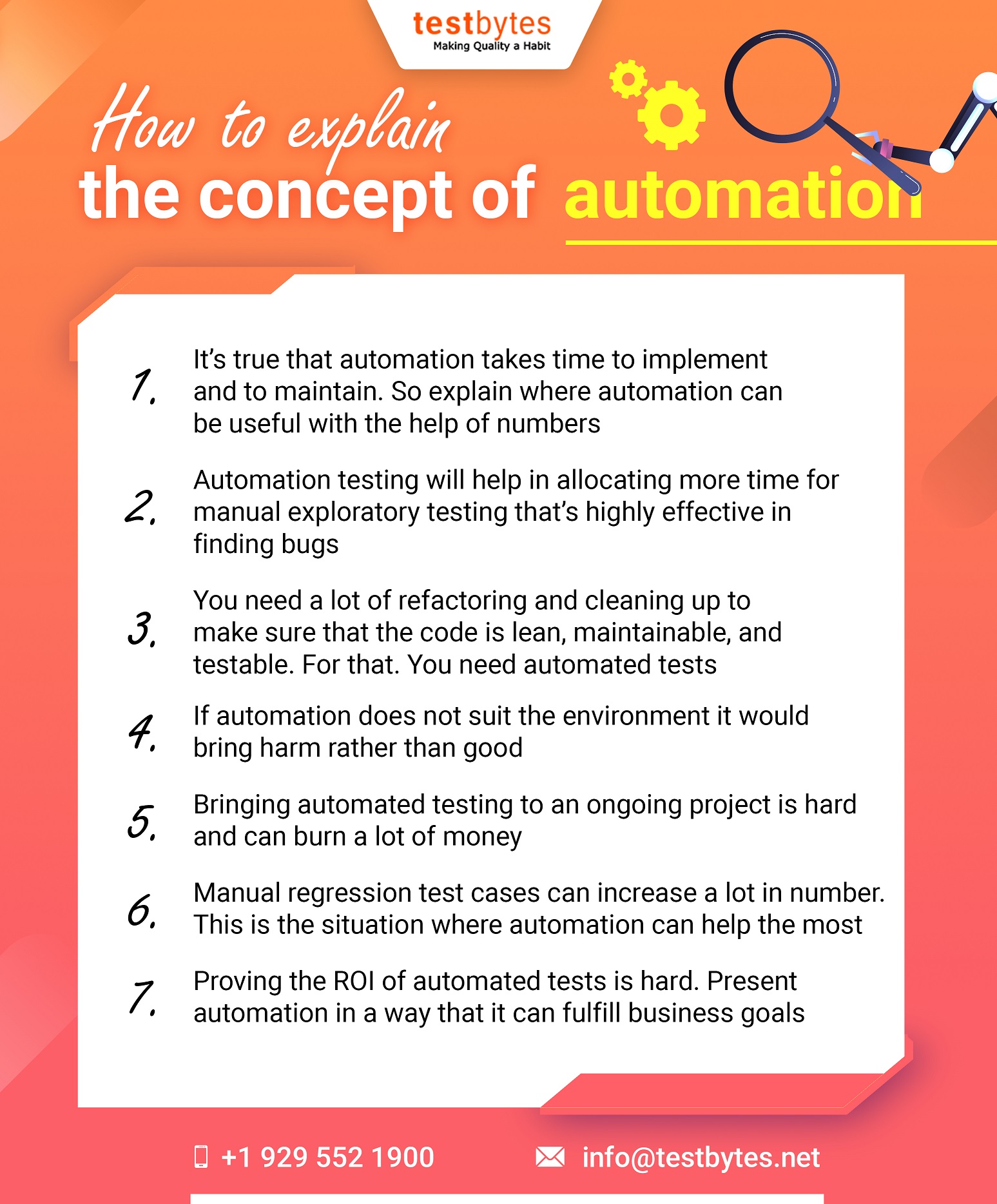 Points to Remember while implementing Test Automation