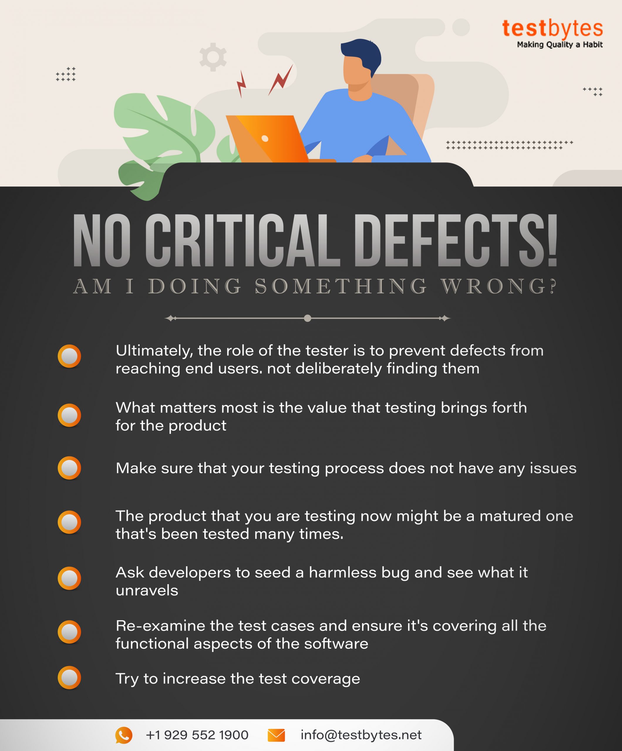 What to do when there is no critical defects